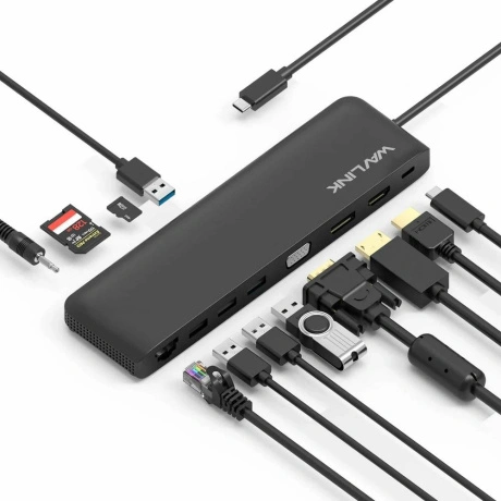 Мультифункциональная док-станция WAVLINK USB Type C 4K Universal...