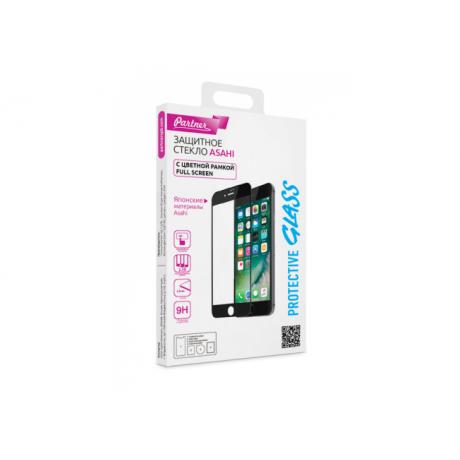 Защитное стекло Partner с рамкой (Full-Screen) для IPhone 7/8, красное - фото 1