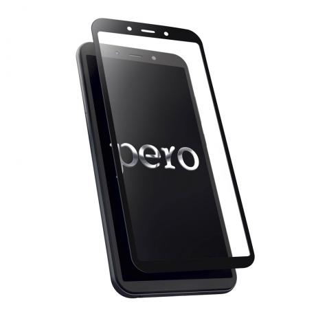 Защитное стекло PERO 2.5D для Huawei Mate 20 Lite, чёрное - фото 2