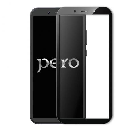 Защитное стекло PERO 2.5D для Huawei Nova 3, чёрное - фото 1