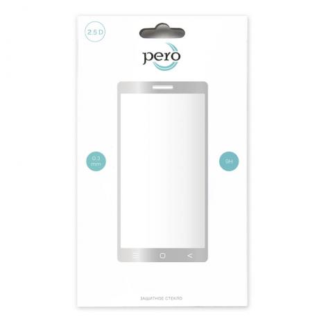 Защитное стекло PERO 2.5D для Honor 7C PRO, белое - фото 2