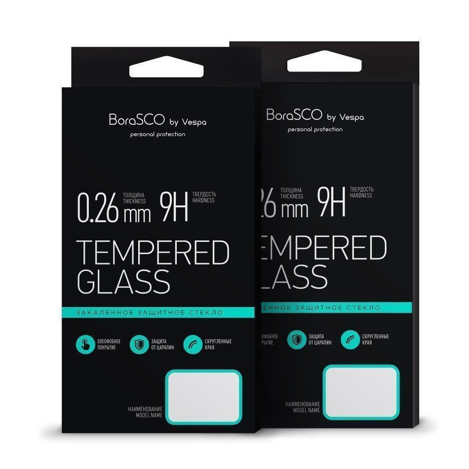 Защитное стекло BoraSCO Full Cover+Full Glue для Xiaomi Redmi Go Черная рамка цена и фото