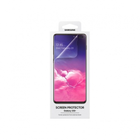 Защитная пленка для экрана Samsung ET-FG975CTEGRU для Samsung Galaxy S10+ прозрачная 2шт. - фото 1