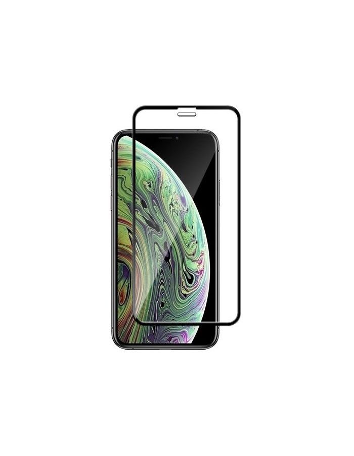 Защитное стекло для экрана Redline Full Glue черный для Apple iPhone XS Max 3D 1шт. (УТ000016083) защитное стекло для экрана redline для apple iphone xr 1шт ут000016078