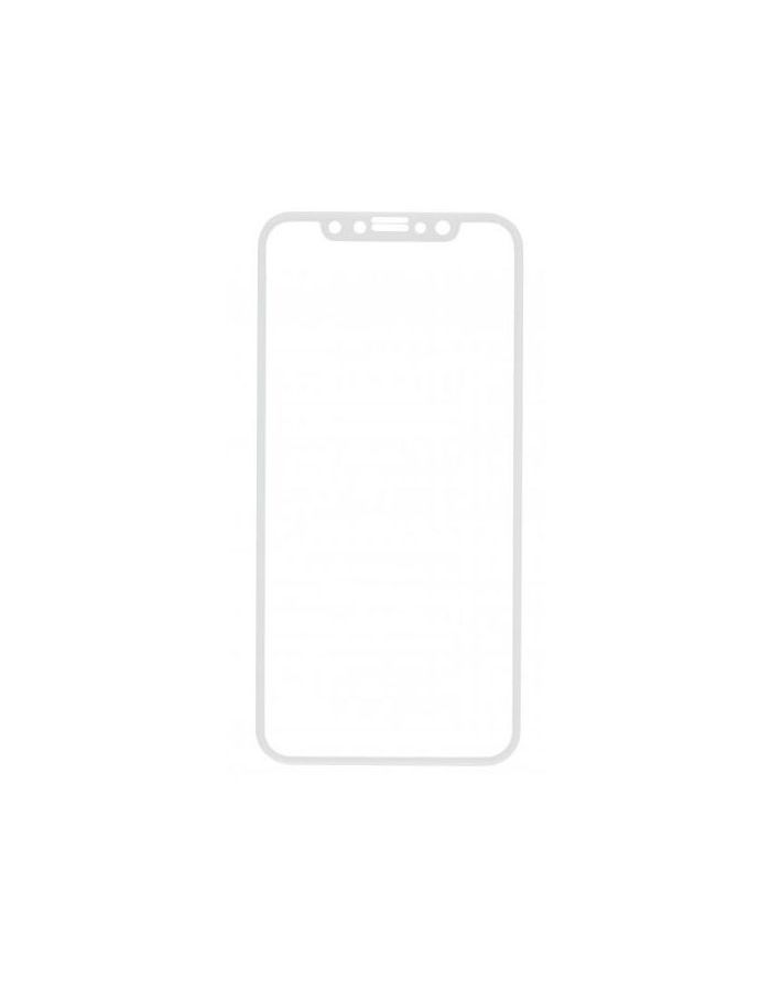 Защитное стекло для экрана Redline Full Screen (3D) белый для Apple iPhone X/XS 1шт. (УТ000012289)