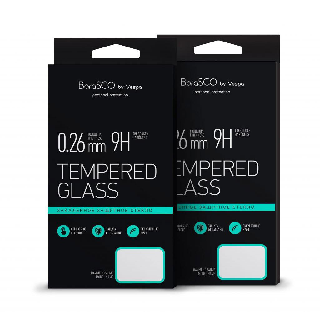 цена Защитное стекло BoraSCO Full Cover+Full Glue для Samsung Galaxy A10 (A105) Черная рамка