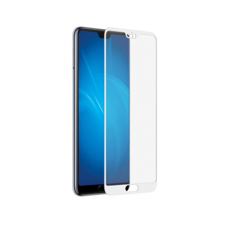 Закаленное стекло DF fullscreen для Huawei P20 белое - фото 2