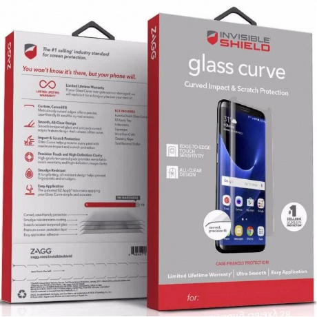 Защитное стекло InvisibleShield Glass Curve для iPhone XS Max черный - фото 1