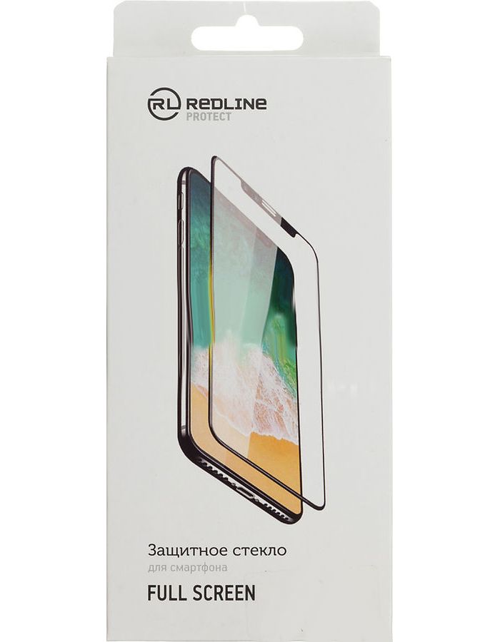 Защитное стекло Redline черный для Apple iPhone XR/11 (УТ000016086) комплект защитных стекол 3d remax gl 56 для apple iphone xr 11 черный 2 шт