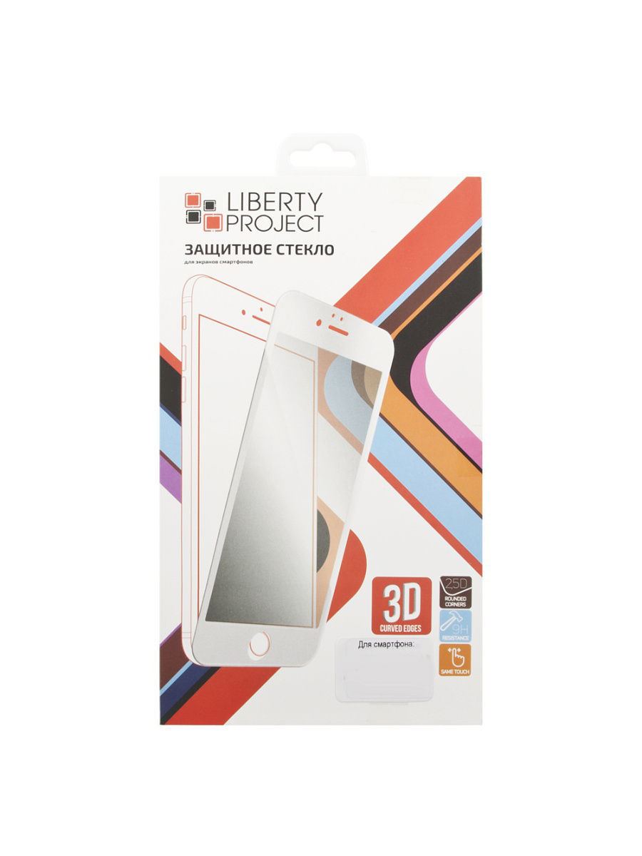 Защитное стекло Liberty Project для APPLE iPhone 7/8 Tempered Glass 3D 0.33m White Frame 0L-00032629