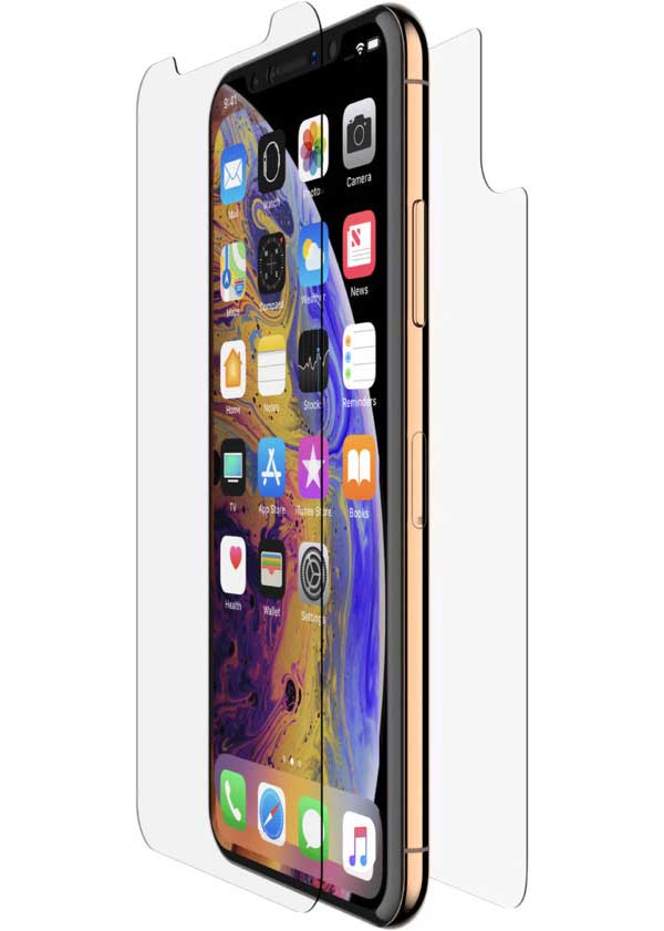 Защитное стекло экран и крышка Belkin InvisiGlass Ultra для Apple iPhone XS Max прозрачная (F8W931DSAPL)