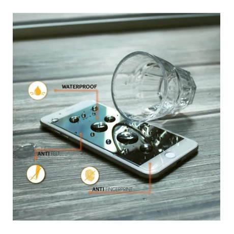 Защитное стекло Vitherum Gold 2.5D для Apple iPhone 7 Plus/8 Plus, прозрачное (2 шт.) - фото 6