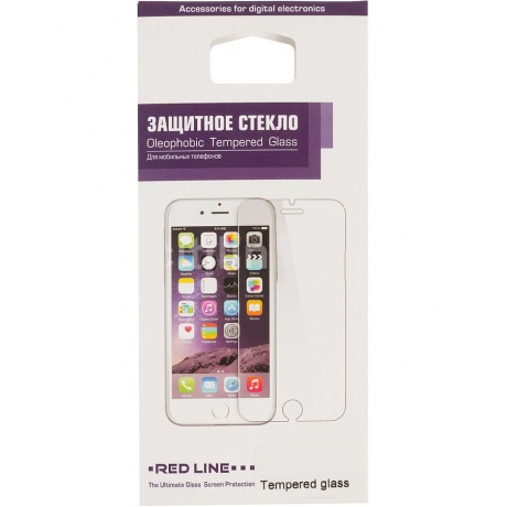 Защитный экран Red Line для APPLE iPhone 5/5C/5S/SE Tempered Glass УТ000004780