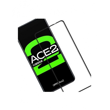 Стекло защитное Krutoff для Oppo Ace 2 Full Glue Premium Black 22868 - фото 6