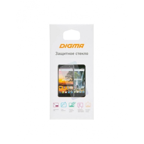 Стекло защитное Digma для Apple iPhone 12/12 Pro прозрачная 1шт. (DGG1AP12PA)