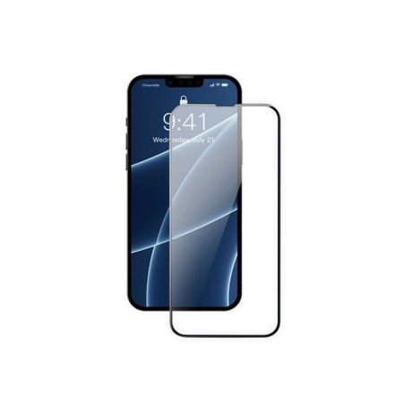 Защитный экран Red Line для APPLE iPhone 13 / 13 Pro Full Screen 3D Tempered Glass Full Glue Black УТ000027284 - фото 2