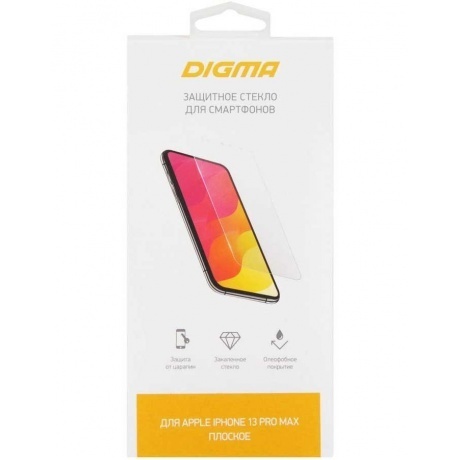 Защитное стекло для экрана Digma DGG1AP13PM для Apple iPhone 13 ...