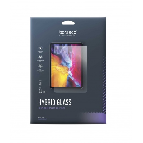 Защитное стекло BoraSCO Hybrid Glass для Samsung Galaxy Tab S8 11.0&quot;  глянец - фото 1