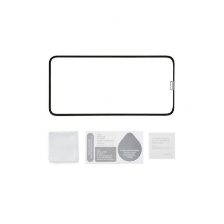 Защитное стекло Barn&amp;Hollis iPhone 13 mini Full Screen FULL GLUE черное - фото 3