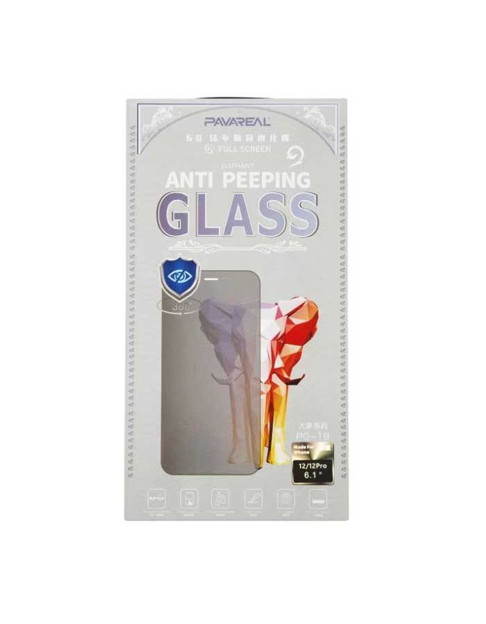 Защитное стекло PAVAREAL PA-PG18 для iPhone 12 Pro, Privacy, черное
