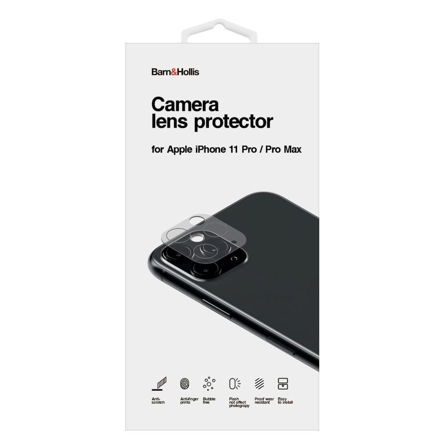 Стекло защитное на камеру Barn&Hollis для iPhone 11 Pro/11 Pro Max защитное стекло противоударное для камеры apple iphone 11 12 mini накладка на камеру айфон 11 лёгкая наклейка