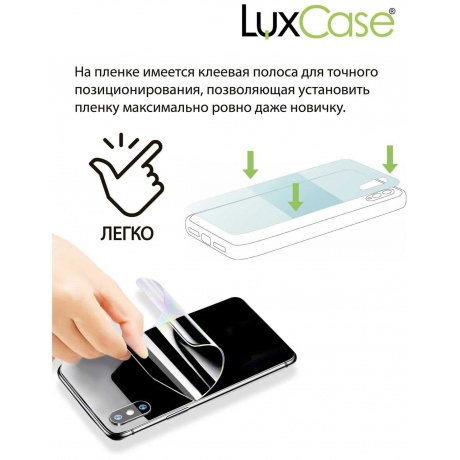 Гидрогелевая пленка LuxCase для Samsung Galaxy S21 Ultra, Абстракция (ADT-168-P), 0,14 мм, Back - фото 4