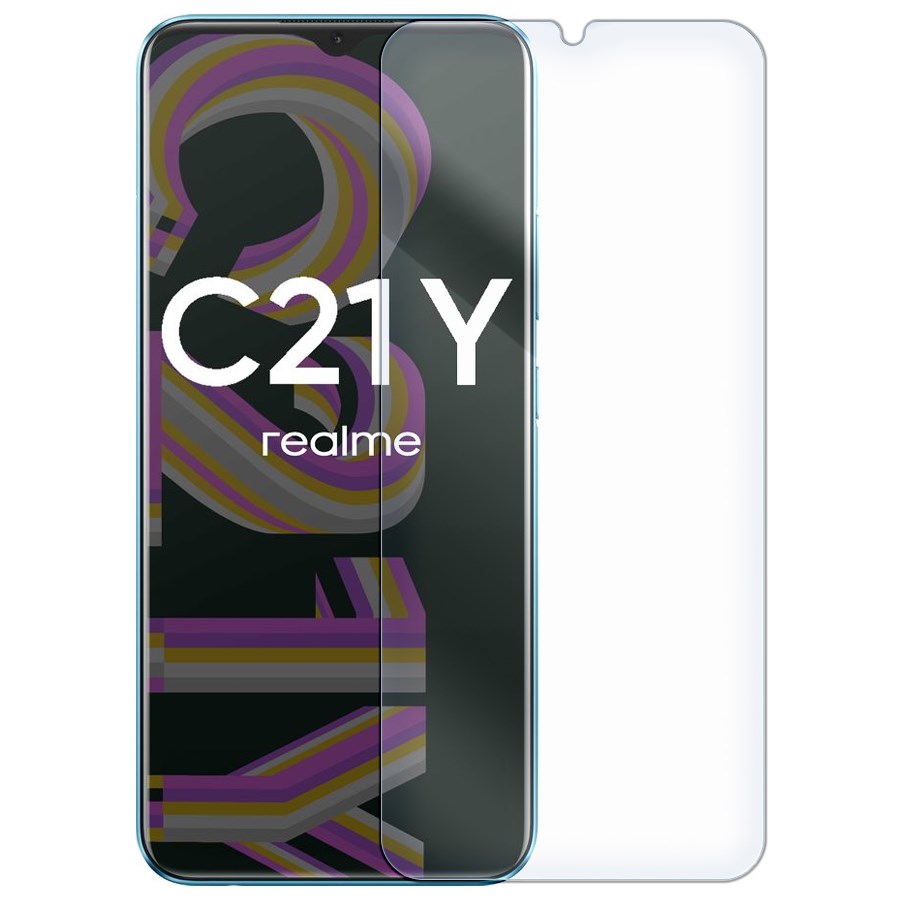 

Гибридное стекло Krutoff для Realme C21Y 217788