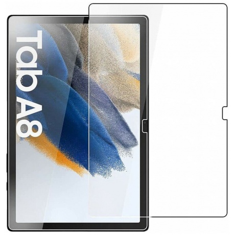 Стекло защитное ZibelinoTG для Samsung Galaxy Tab A8 (SM-X200/SM-X205) - фото 1