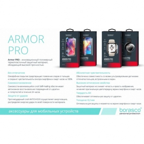 Стекло зашитное BoraSCO Armor Pro для Google Pixel Watch матовый - фото 4