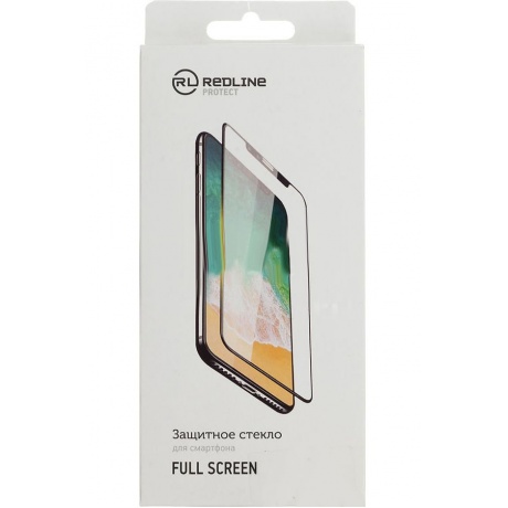 Стекло защитное Redline Xiaomi Redmi Note 12S Full Screen tempered glass FULL GLUE черный - фото 1