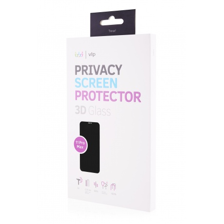 Стекло 3D защитное VLP Privacy для iPhone 11 ProMax - фото 3