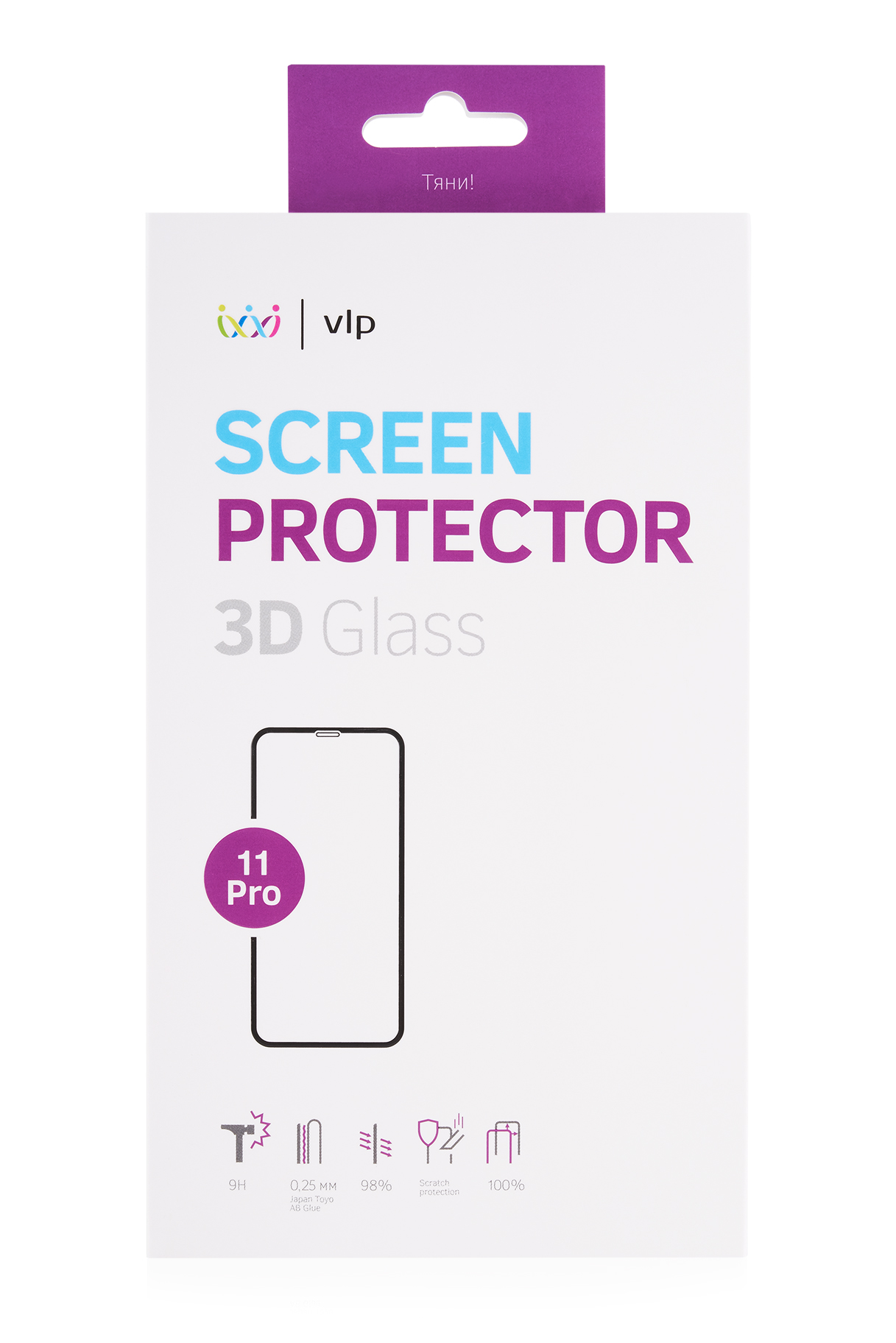 Стекло 3D защитное VLP для iPhone 11 Pro/Xs/X, олеофобное, с черной рамкой стекло 3d защитное vlp для iphone 11 promax xsmax олеофобное с черной рамкой