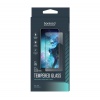 Стекло защитное BoraSCO Full Glue для Tecno POP 7 черная рамка