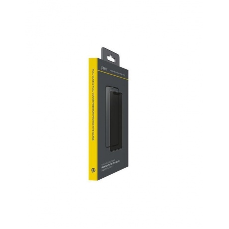 Стекло защитное PERO Full Glue для Realme C67, черное - фото 3