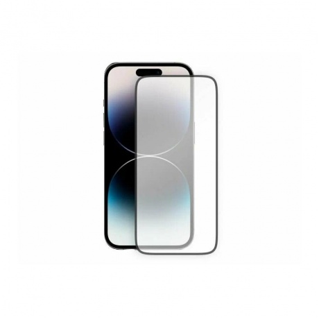 Стекло защитное Red Line iPhone 14 Pro Max Full Screen tempered glass FULL GLUE черный УТ000033172 - фото 1