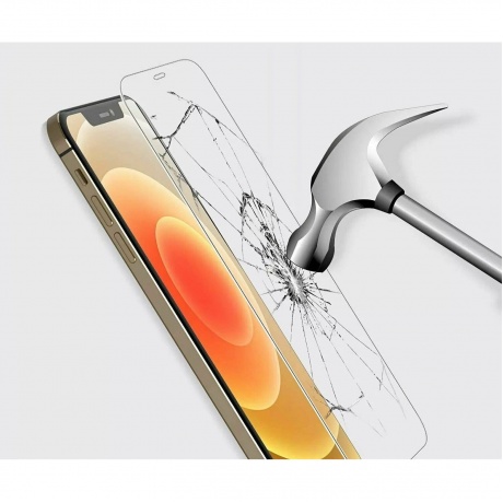 Стекло защитное Red Line iPhone 14 Pro Max Full Screen tempered glass FULL GLUE черный УТ000033172 - фото 3