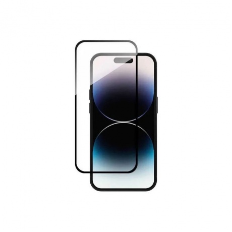 Стекло защитное Red Line iPhone 14 Pro Max Full Screen tempered glass FULL GLUE черный УТ000033172 - фото 6
