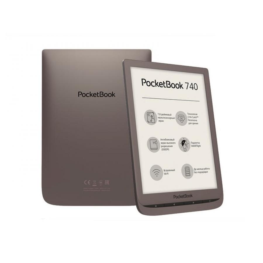 Электронная книга PocketBook 740 Dark Brown (PB740-X-RU), цвет коричневый
