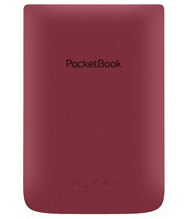 Электронная книга PocketBook 628 Ruby Red (PB628-R-RU), цвет красный