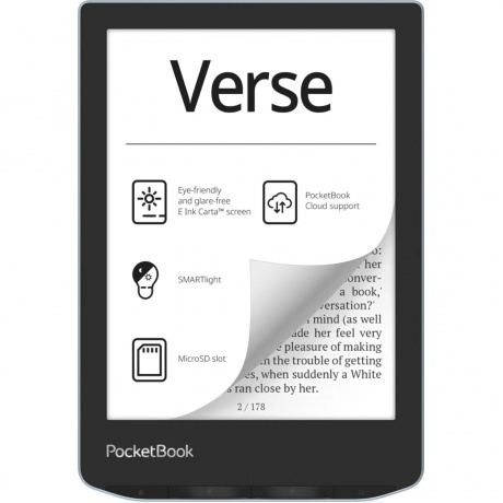 

Электронная книга PocketBook 629 Verse Bright Blue (PB629-2-WW), Голубой