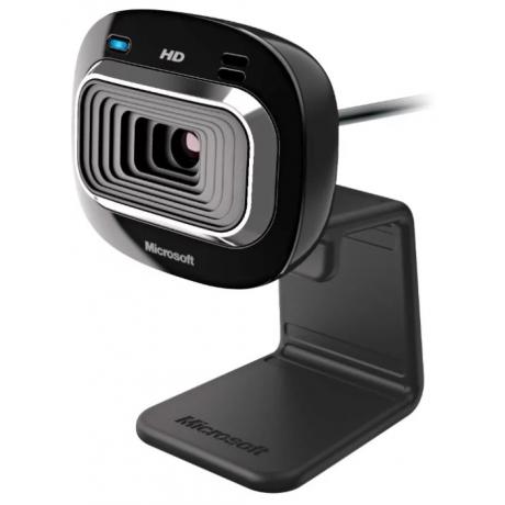 Веб-камера  Microsoft LifeCam HD-3000 черный (1280x800) USB2.0 с микрофоном - фото 2