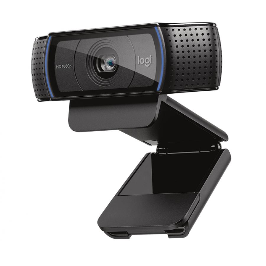Веб-камера Logitech HD Pro C920 черный 2Mpix USB2.0 с микрофоном веб камера logitech hd pro c920 черный 2mpix usb2 0 с микрофоном