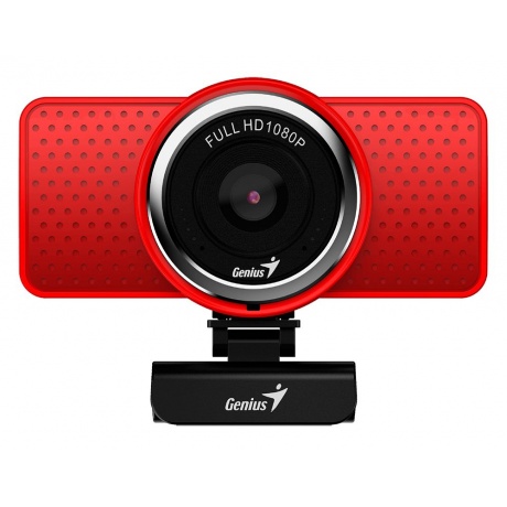 Веб-камера Genius ECam 8000 красная - фото 2