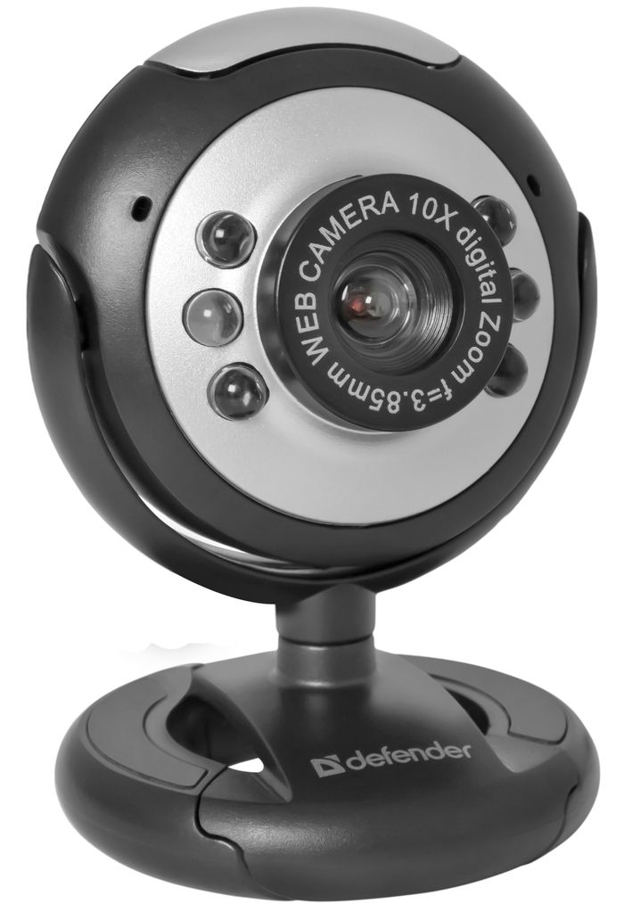 Фото - Веб-камера Defender C-110 черный веб камера genius qcam 6000 32200002407 черный