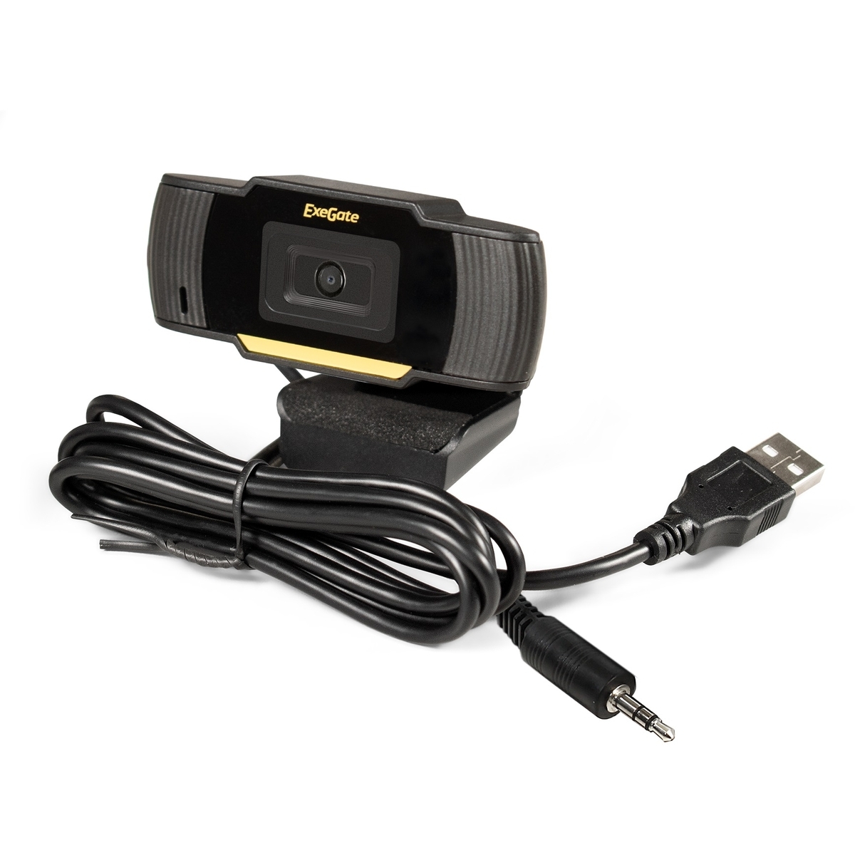 Веб-камера ExeGate GoldenEye C270 (EX286180RUS) веб камера 60fps 1080p автофокус потоковое hd веб камера emeet c970 со штативом и микрофоном мини камера для ноутбука настольный пк