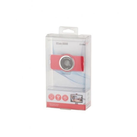 Веб-камера Genius ECam 8000 красная (Red) new package - фото 4