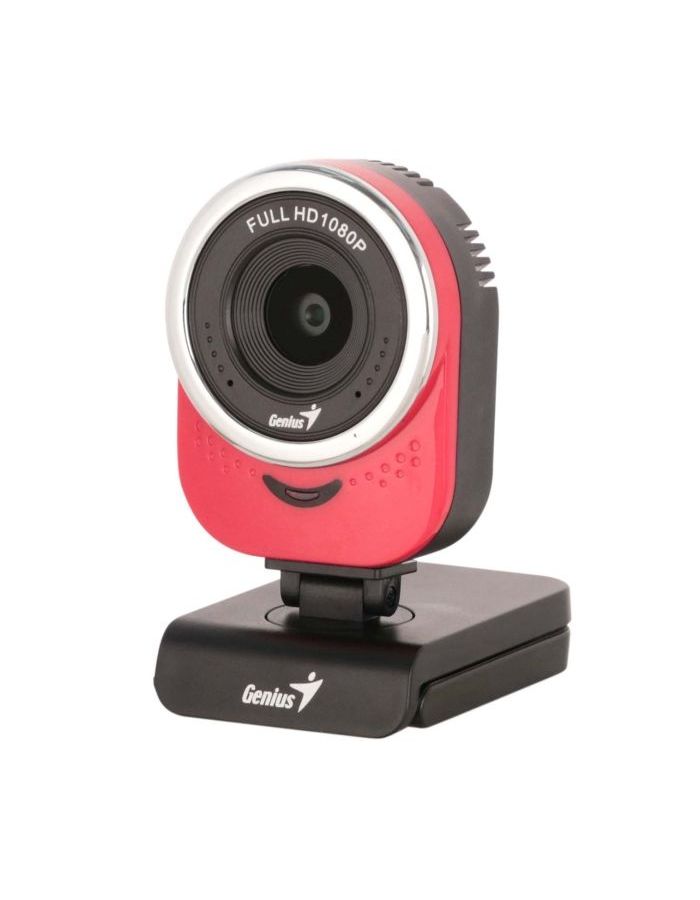 Веб-камера Genius QCam 6000 красная (Red) new package веб камера genius qcam 6000 full hd 1080p для pc желтая