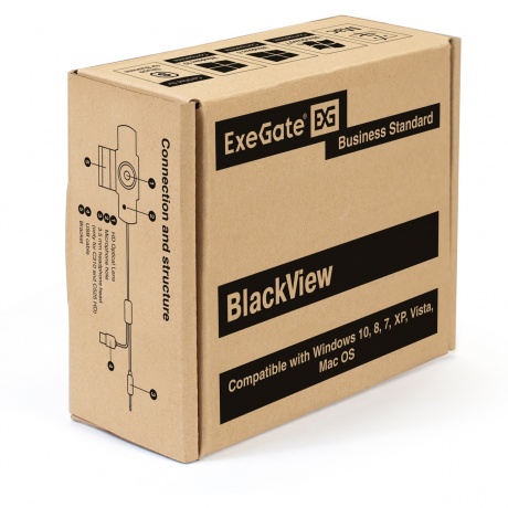 Веб-камера ExeGate BlackView C525 HD (EX287385RUS) - фото 5