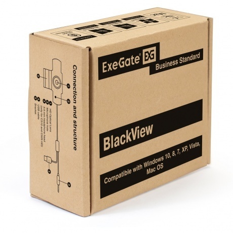 Веб-камера ExeGate BlackView C525 HD Tripod (EX287386RUS) - фото 7