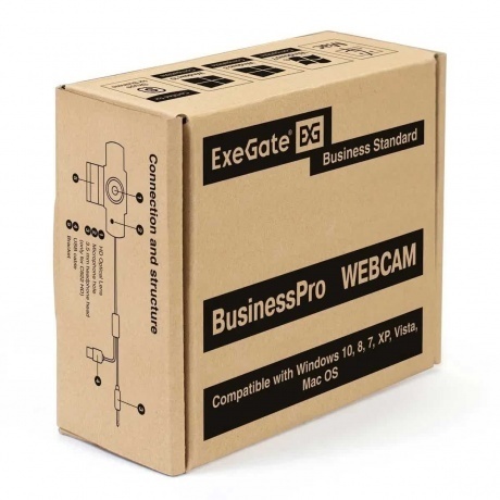 Веб-камера ExeGate Business Pro C922 HD Tripod (EX287378RUS) - фото 4